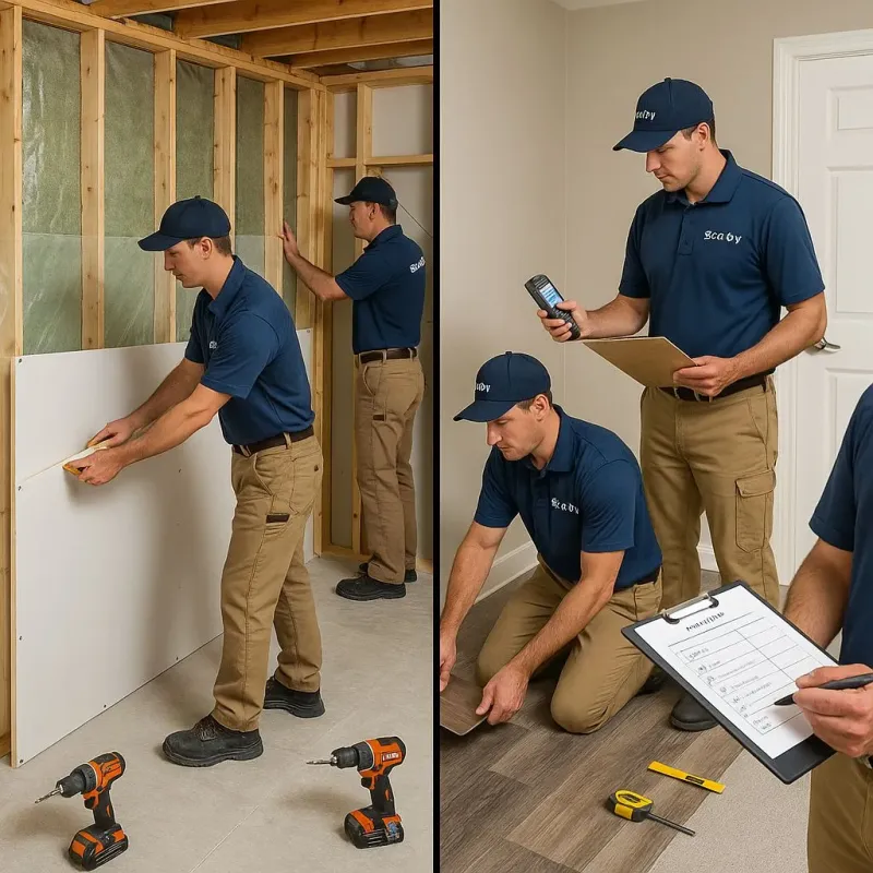Repairs and Reconstruction process in Lemont, PA