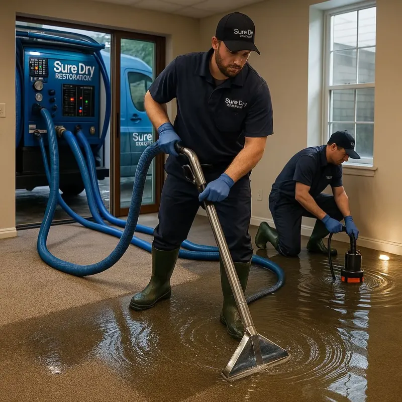 Water Extraction and Removal process in Lemont, PA